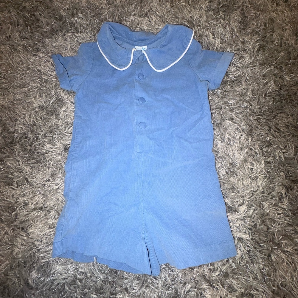 Blue Peter Collar Cotton Romper